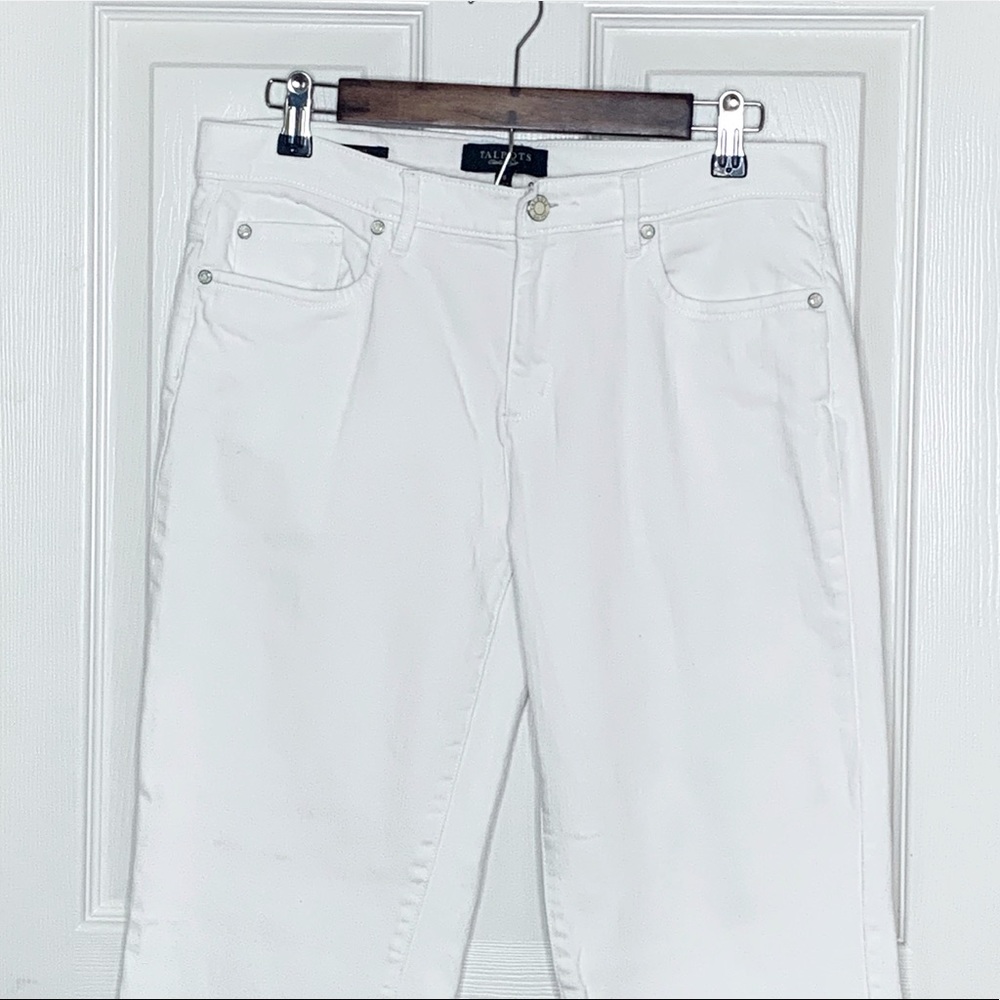 Talbots White Bootcut Jeans NWOT Size 6 - Picture 3 of 8